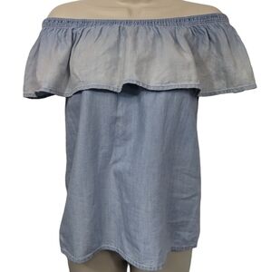 Soft Joie NWT Vilma Flounced Off Shoulder Top Sz XXS